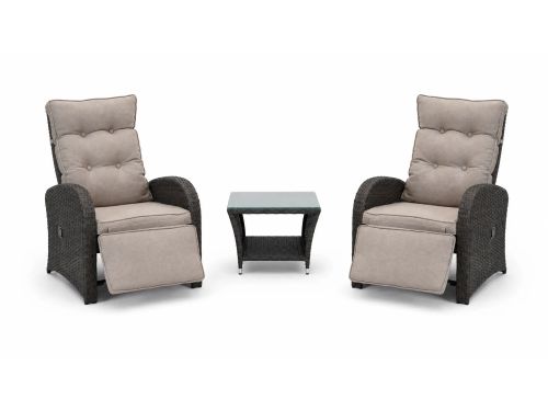 Duoset Melia met beige kussen