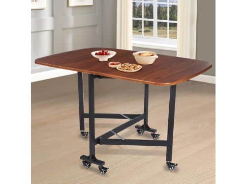 Eettafel Inklapbaar - Klaptafel Wielen - Multifunctioneel Gebruik - 6
