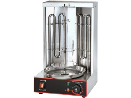 Elektrische Dönermachine met Verticale Grill en 6 Omwentelingen per Minuut
