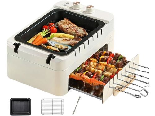 Elektrische Kebab Grill - Verticale BBQ Spiesjes Machine - Binnen