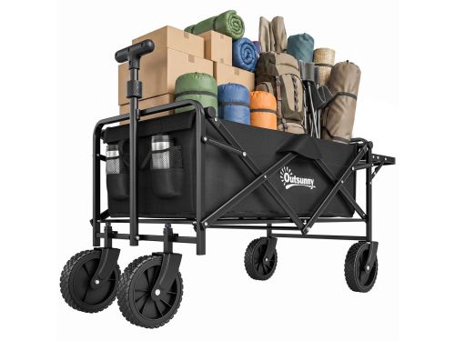 Emvae Bolderkar - Opvouwbare Bolderkar - Bolderwagen - 95L