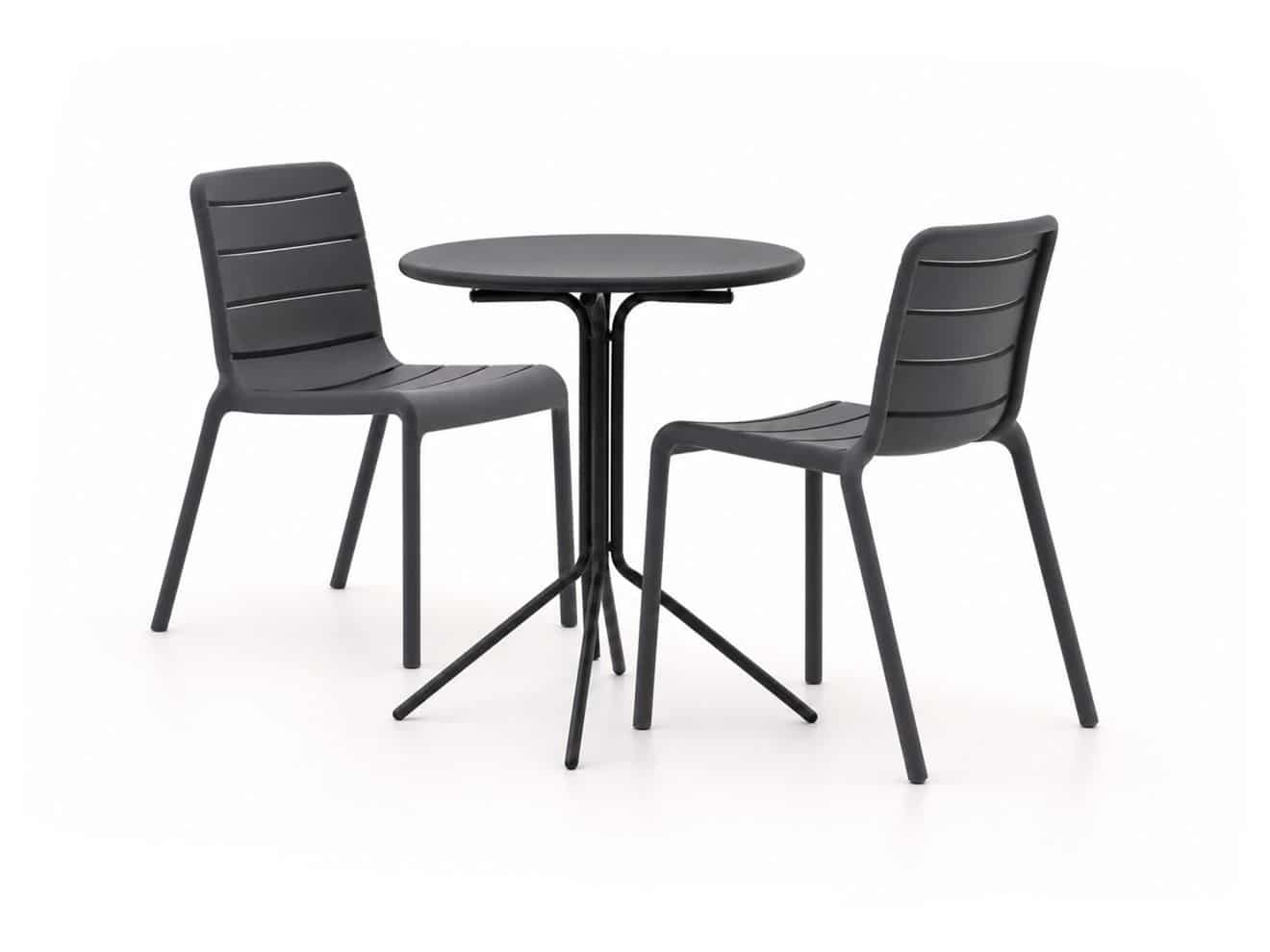 forza narni/aziano ø60cm dining tuinset 3 delig stapelbaar laagste prijsgarantie!