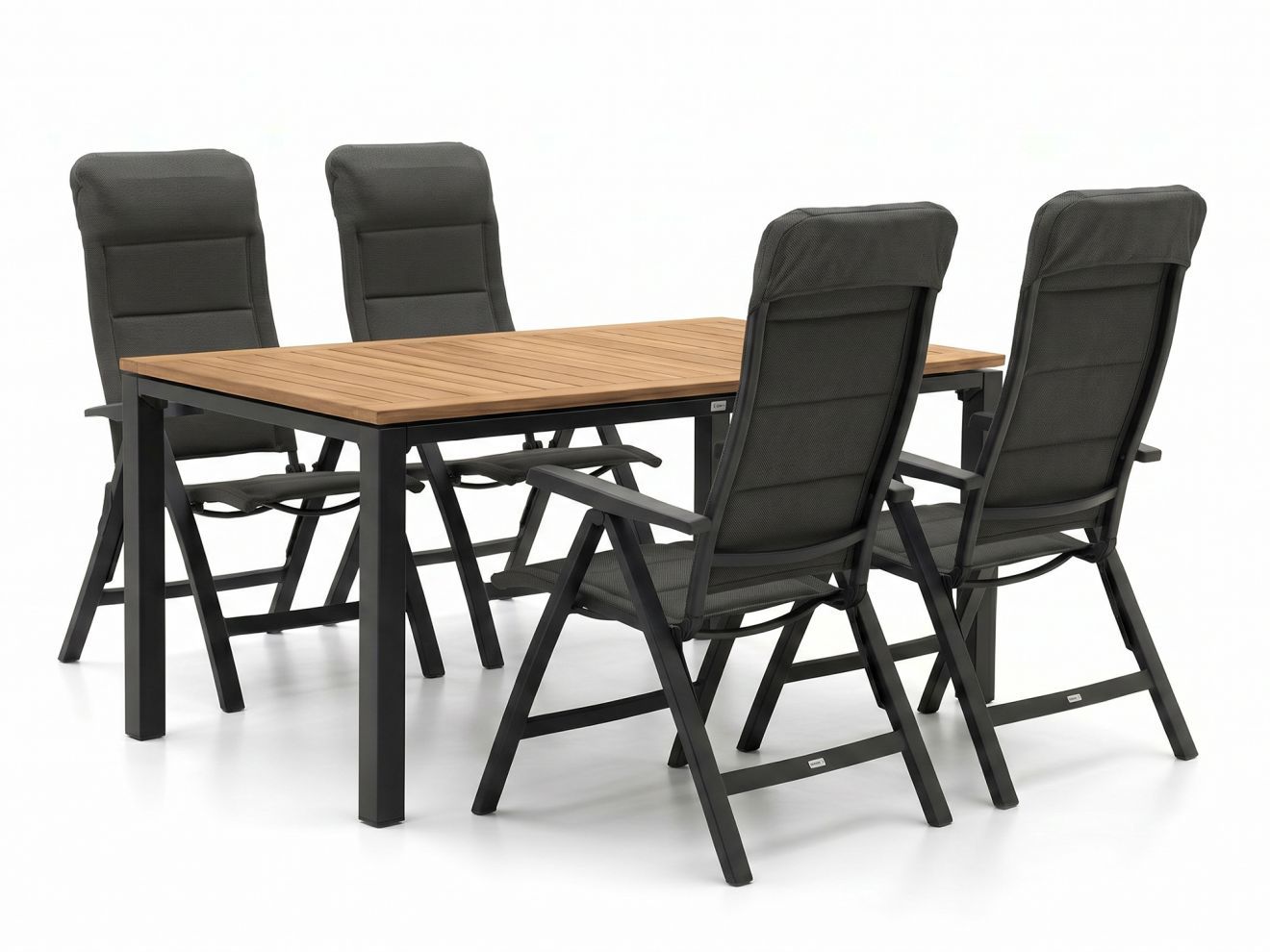 forza tione/linosa 100cm dining tuinset 5 delig verstelbaar laagste prijsgarantie!