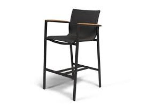 Foxx Barstoel Teak Charcoal Tierra Outdoor - Tierra outdoor