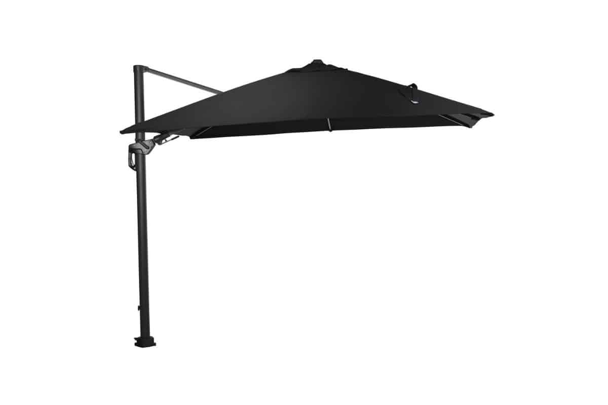 garden impressions hawaii big pole ii zweefparasol 350×350 carbon/royal black