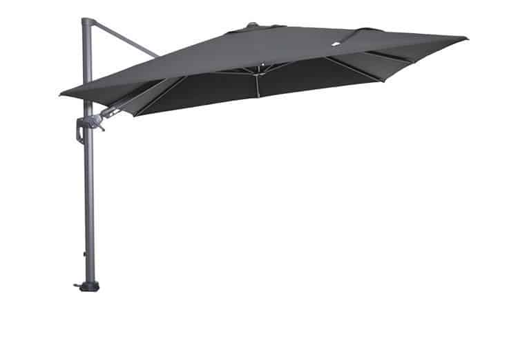 garden impressions hawaii parasol 300×300 cm carbon black black