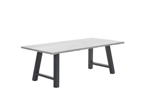 Garden Impressions Olympus tuintafel 180 x 100 aluminium grey teak look