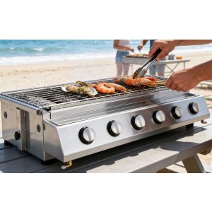 Gas BBQ Grill - Tafelgrill Bakplaat - Buiten Koken Feesten