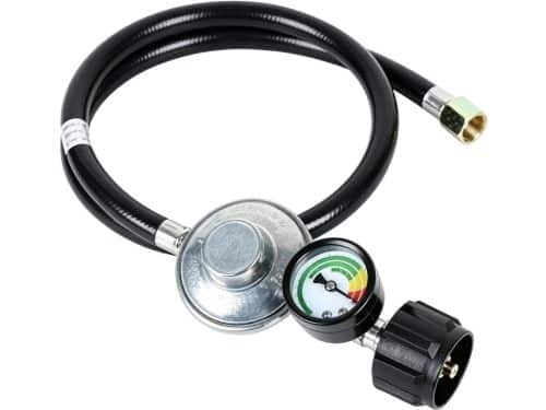 Gas slang set - Drukomvormer manometer - Buiten koken