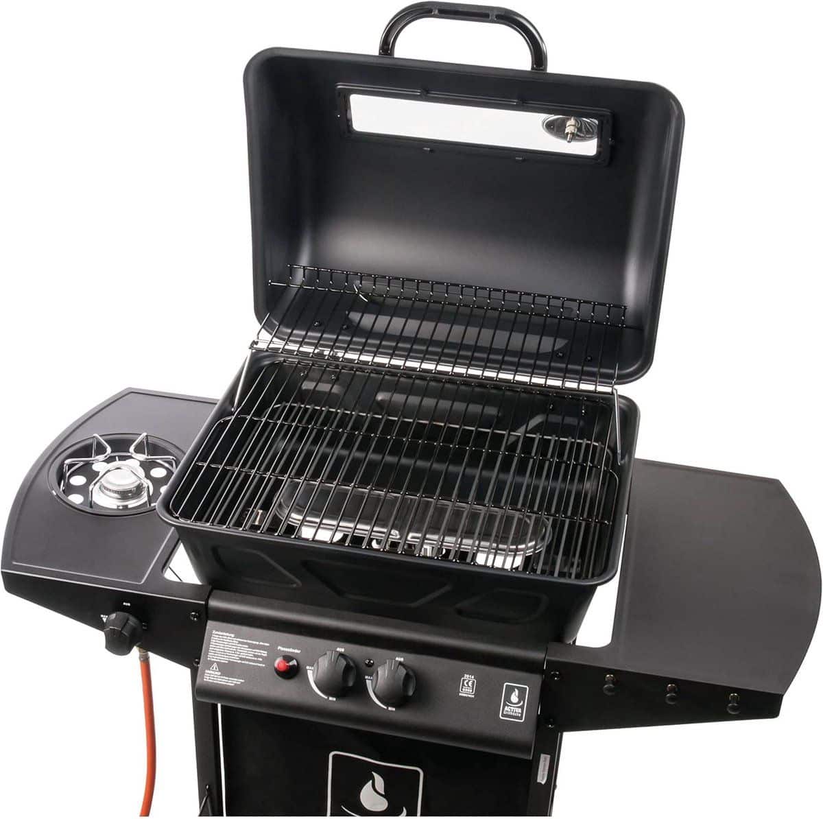gasbarbecue lavasteen grillwagen house&garden halifax premium 5,5 kw +