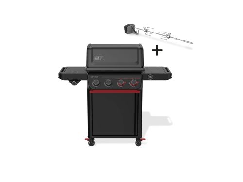 Gasbarbecue Weber spirit epx-435r stealth met draaispit
