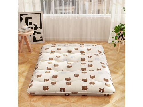 Giantex Japanse vloermatras, 4 inch futonmatras met wasbare hoes en