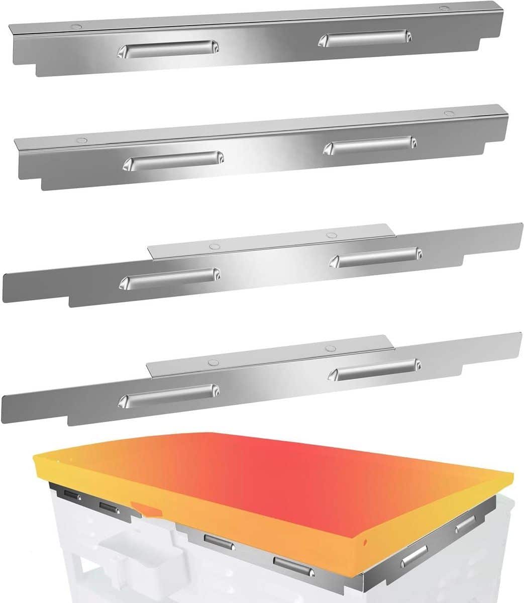 grill windscherm bakplaat accessoires bbq bescherming magnetische