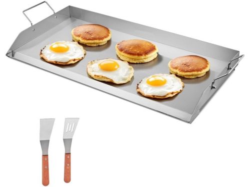 Grillplaat - Teppanyaki Bakplaat - RVS - Vlakke Bovenplaat