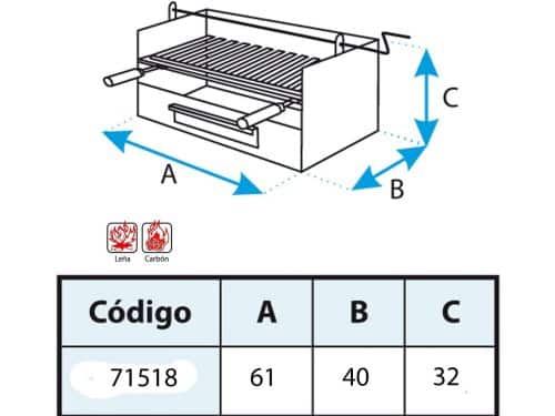 Grillrooster met Mechanisme - BBQ Accessoire - Buiten Koken