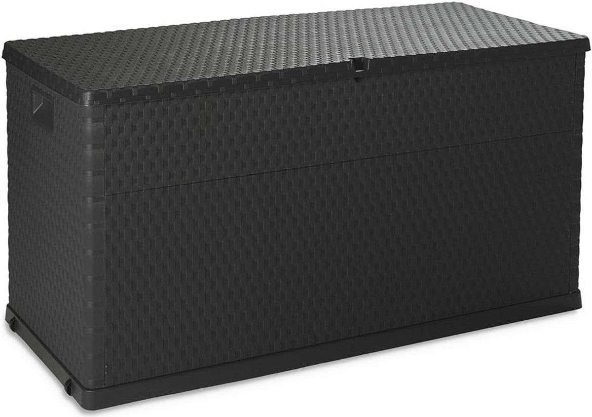 grote opbergbox voor buiten met rotan look 420 liter