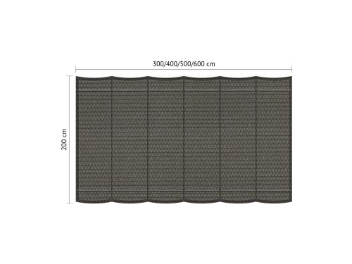 Harmonicadoek B 2,00 x L 3,00 m Cool Grey Shadow Comfort - Shadow comfort