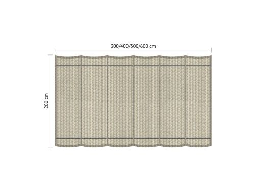 Harmonicadoek B 2,00 x L 3,00 m Sahara Sand Shadow Comfort - Shadow comfort