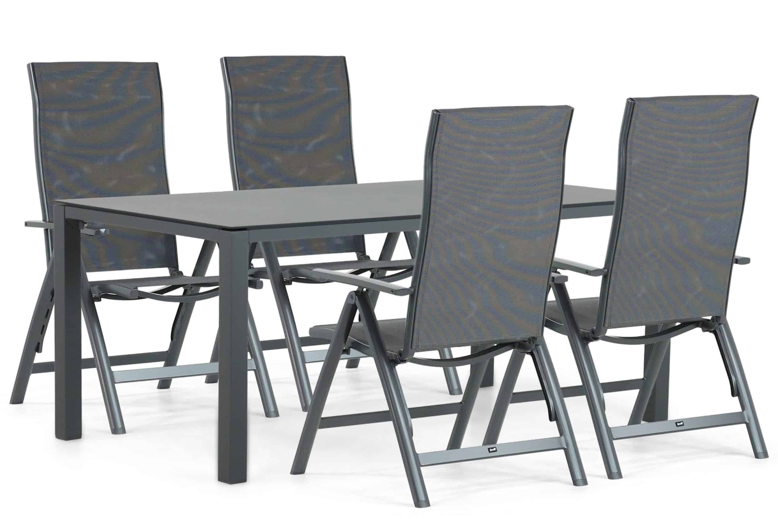 hartman sitges/mateo 180 cm dining tuinset 5 delig