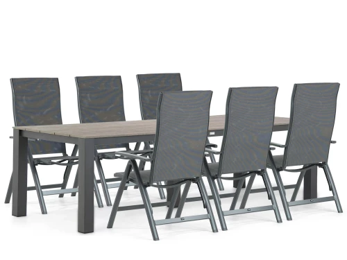 Hartman Sitges/Valley 240 cm dining tuinset 7-delig