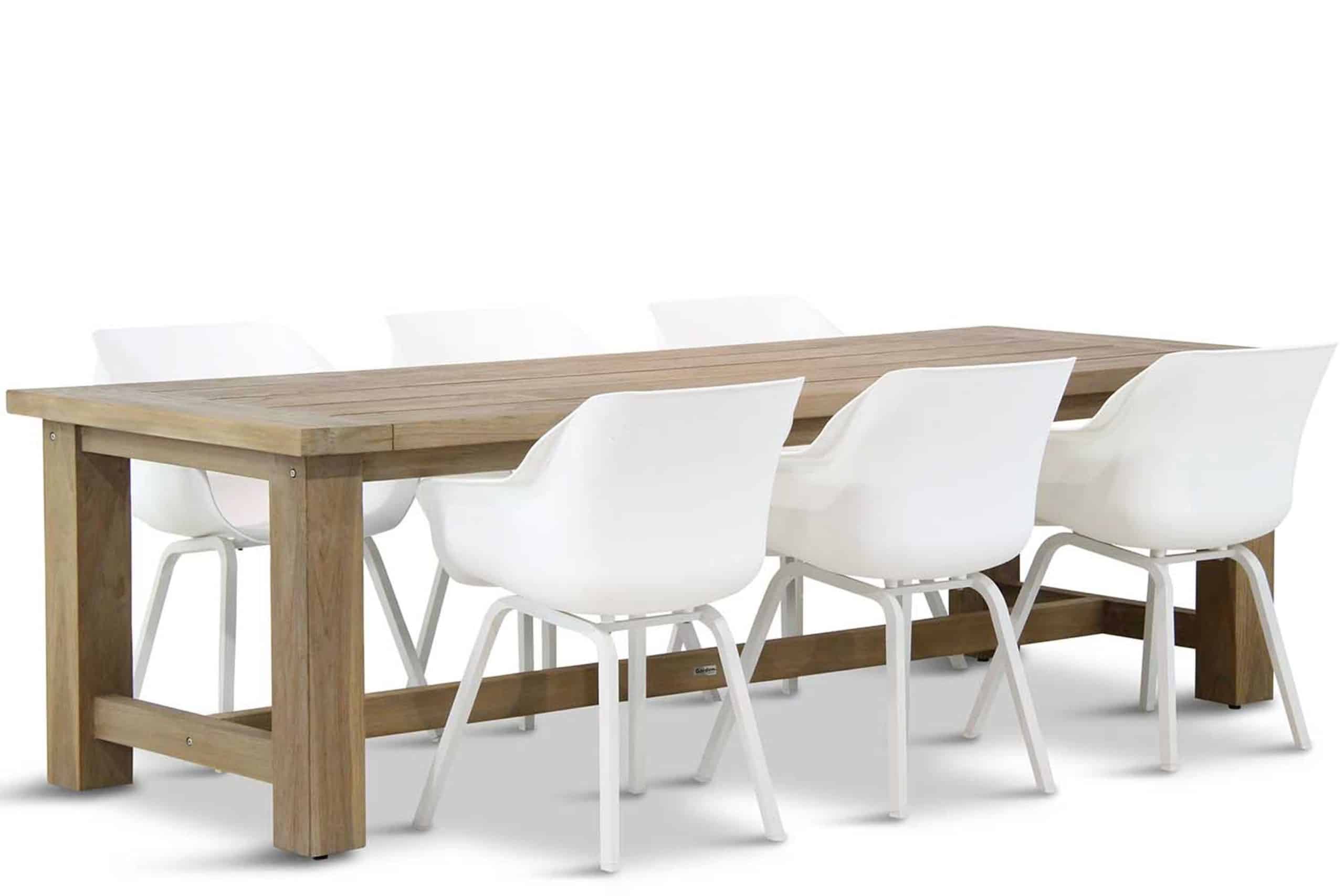 hartman sophie element/fourmile 260 cm dining tuinset 7 delig