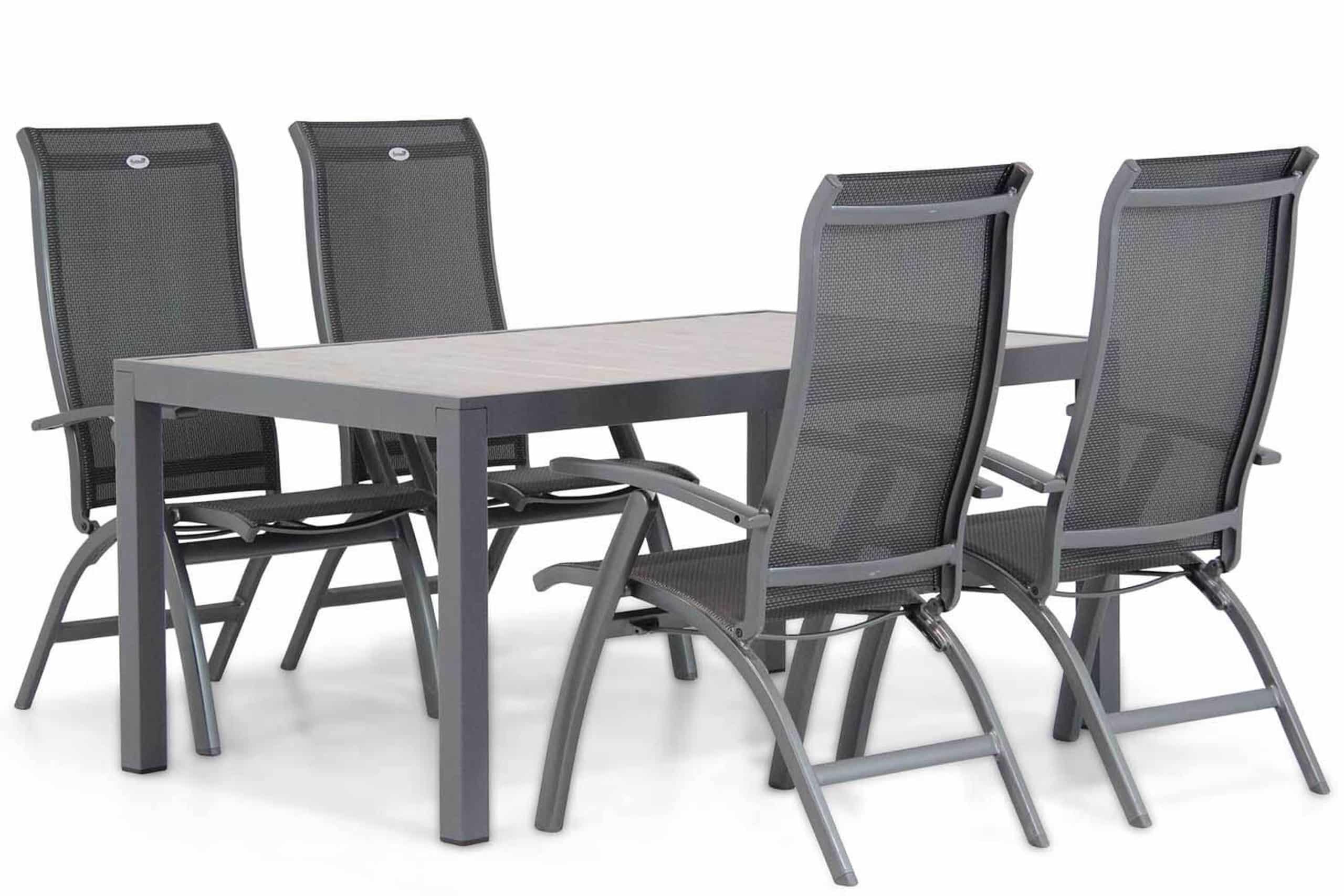 hartman summerland/residence 164 cm dining tuinset 5 delig