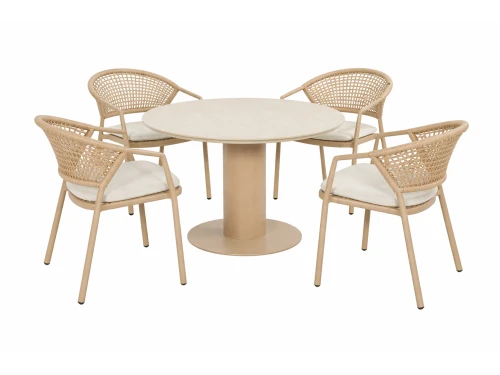 Hartman Taragona/Girona 120 cm dining tuinset 5-delig