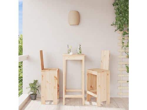 Hoge kruk - Barstoel buiten - Terras dineren - Massief