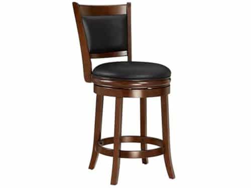 Houten Barkruk 24 inch Cappuccino Draaibaar