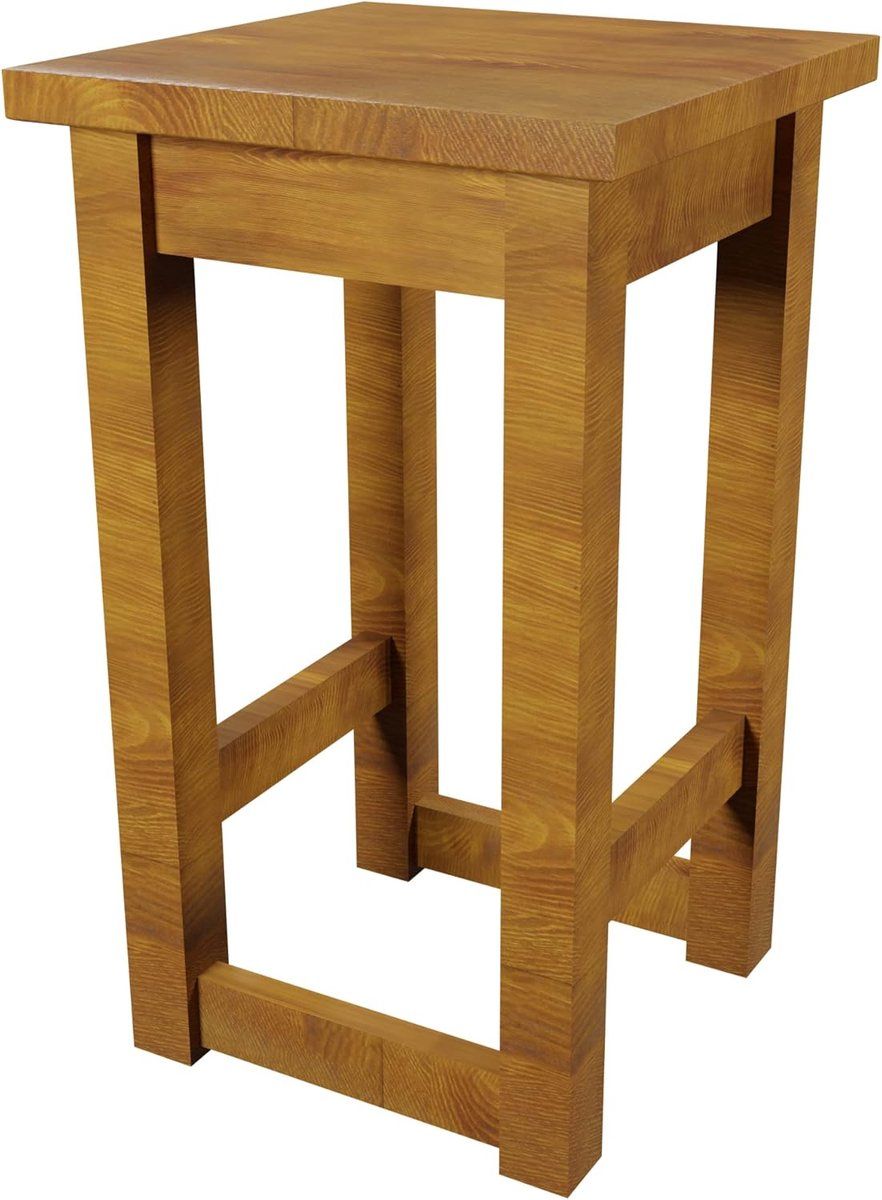 houten barkruk balie kruk keuken bar massief