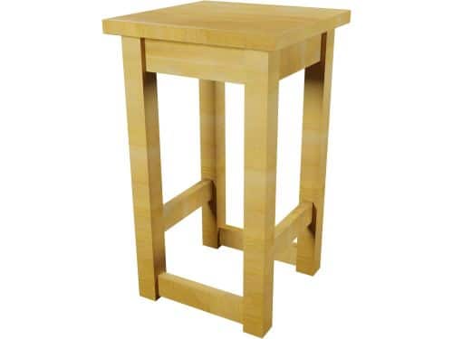 Houten barkruk - Balie kruk - Keuken of bar