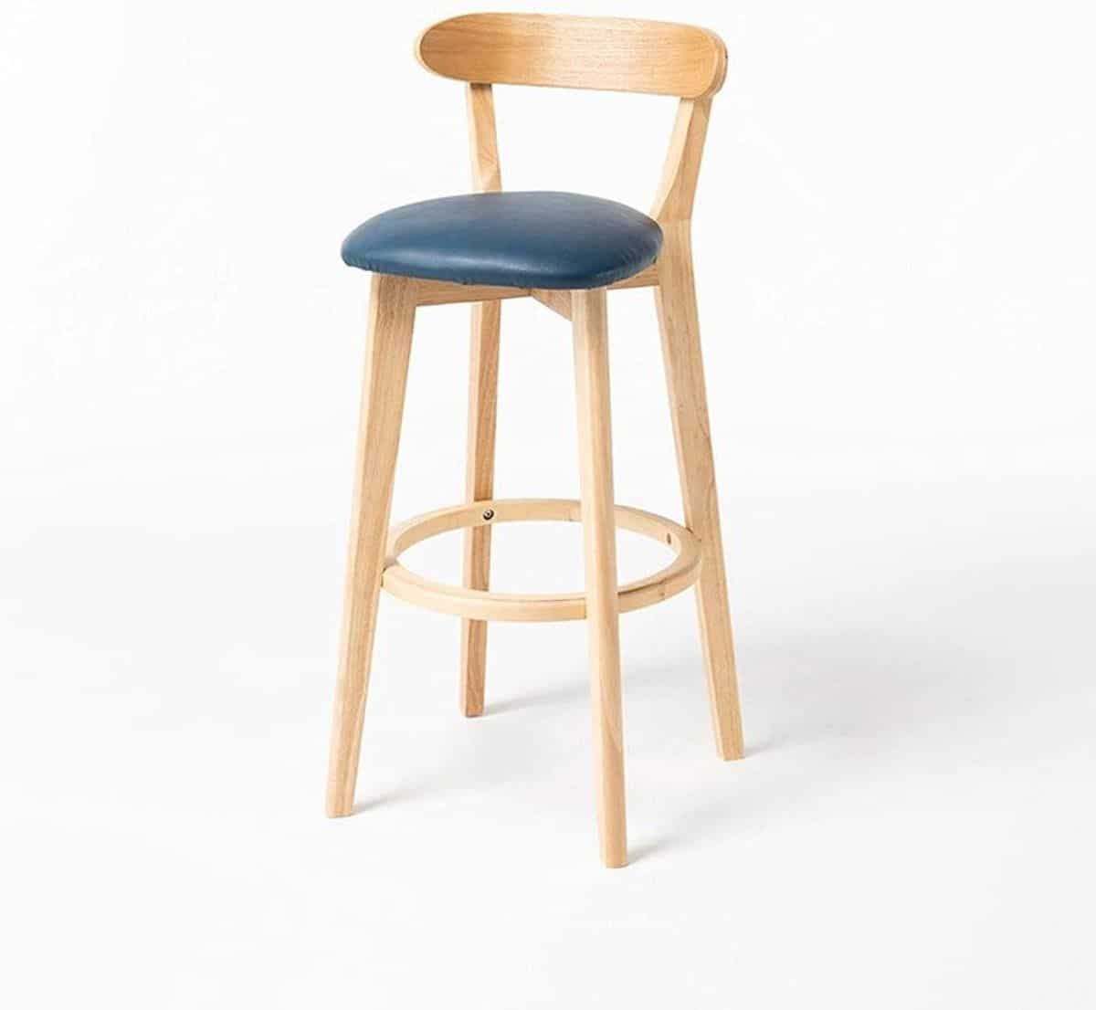 houten barkruk keuken kruk comfortabel zitten hoge