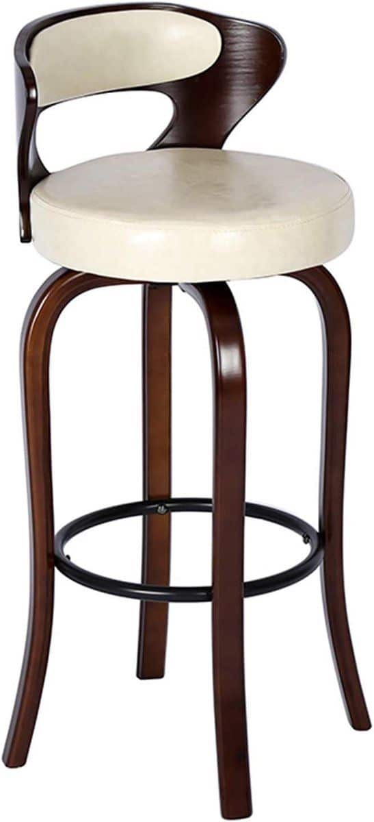 houten barkruk keukenstoel bar comfortabel zitten ergonomische