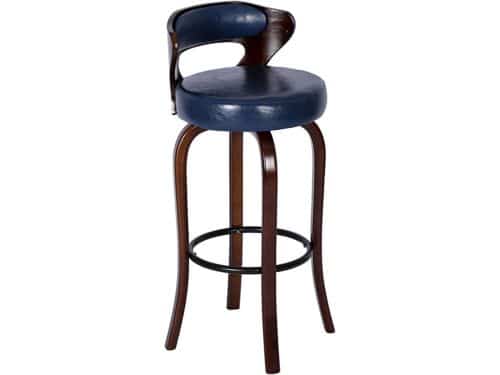 Houten Barkruk - Keukenstoel Teller - Comfortabel Zitten - Ergonomische