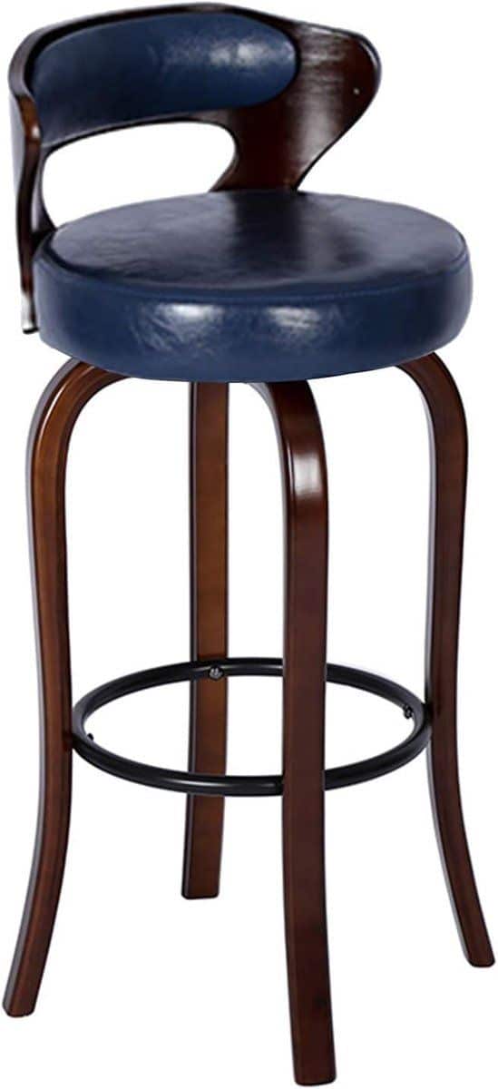 houten barkruk keukenstoel teller comfortabel zitten ergonomische
