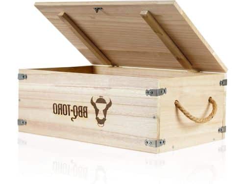 Houten Kist - Opbergbox Dutch Oven - Barbecue Accessoires Opslag