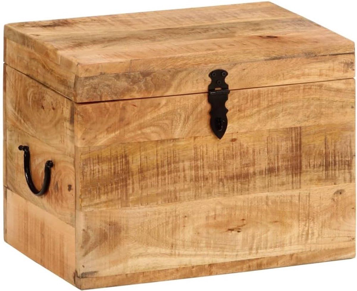 houten kist opbergbox oud hout spullen opbergen