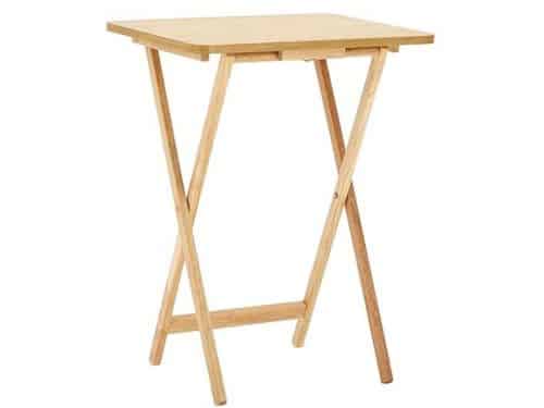 Houten Klaptafel 49 x 39 x 65 cm - Lichtbruin