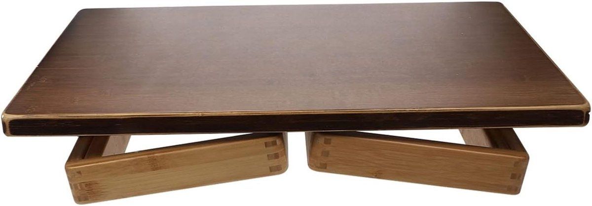 houten klaptafel lage bijzettafel ontbijt op bed