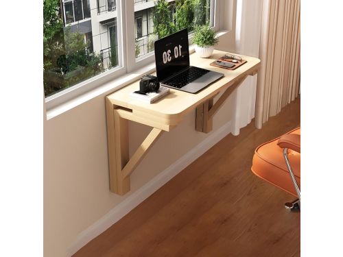 Houten Klaptafel - Wandtafel Opklapbaar - Ruimte Besparen - Veelzijdig