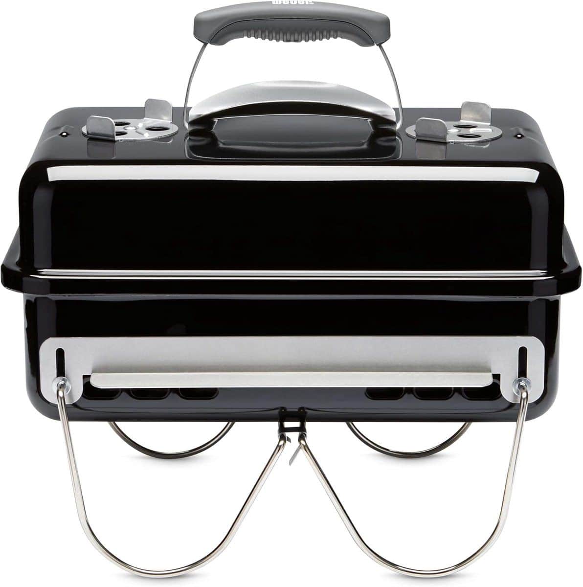 houtskool bbq draagbaar compacte barbecue met deksel, inklapbare poten