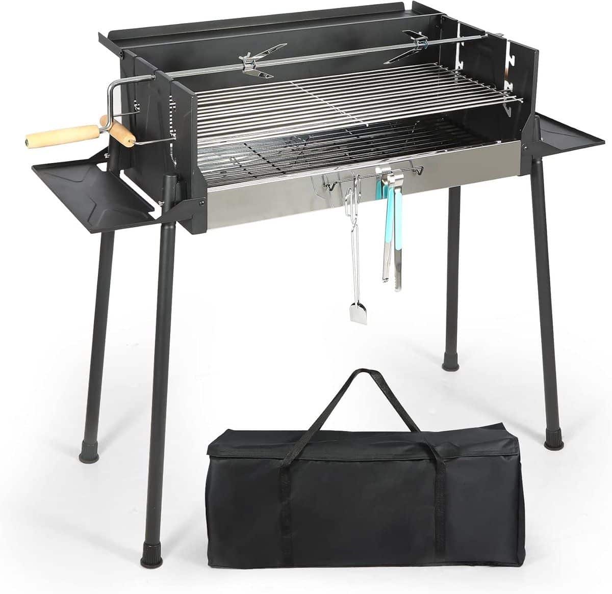 houtskool bbq grill buiten grill outdoor koken