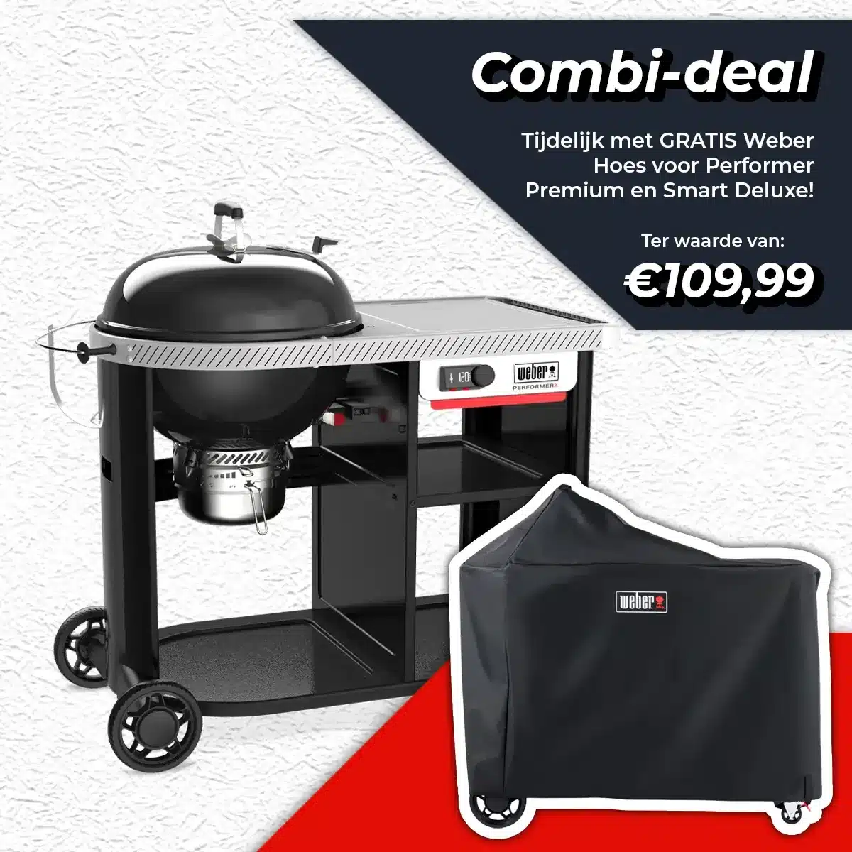 houtskool bbq performer premium smart 57