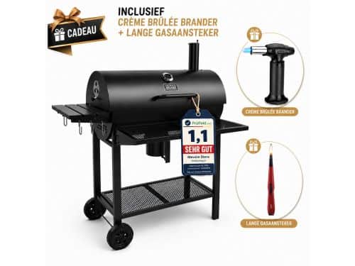 Houtskool BBQ - Smoker Barbecue XL - BBQ met Wielen
