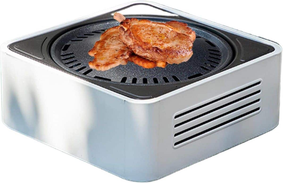 houtskool grill compacte bbq buiten koken ruimtebesparend