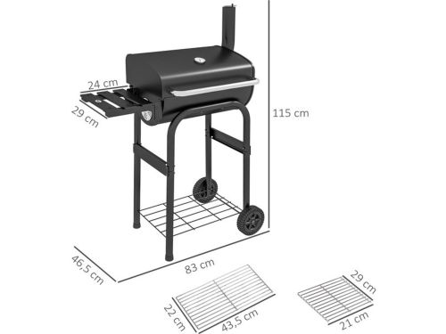 Houtskoolgrill - Barbecue - Smoker - BBQ Grill - Kolengril