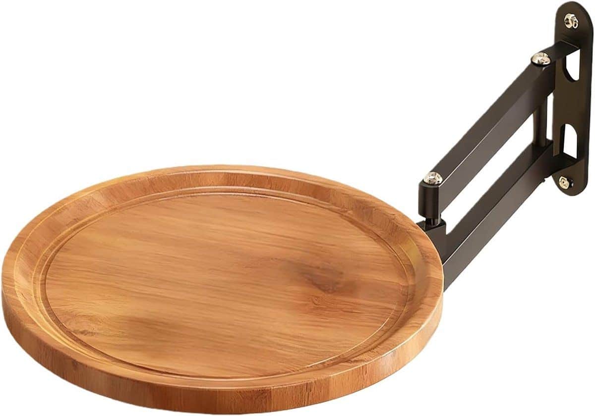 inklapbaar dienblad klaptafel wandmontage ruimte optimalisatie probleemloos