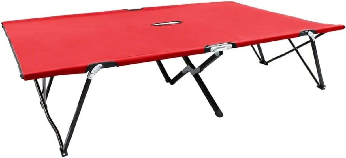 inklapbaar ligbed voor 2 personen tuinstoel lounger buitenbed