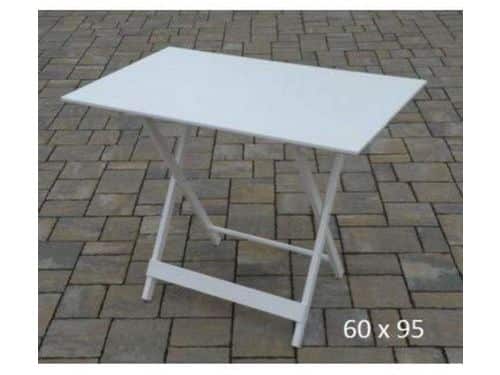 Inklapbare houten klaptafel 60 x 95 cm