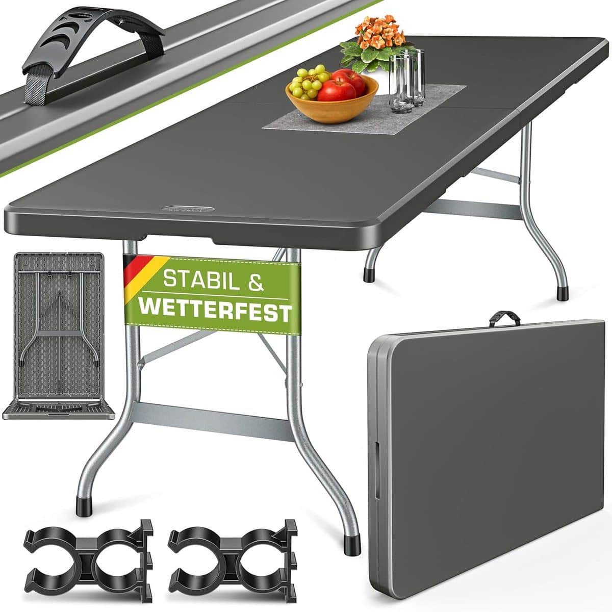 inklapbare tuintafel klaptafel buffet feest buiten extra